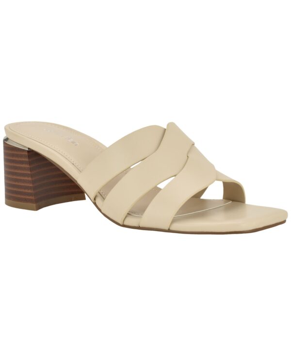 Women's Vivianna Woven Slip-On Block Heel Sandals