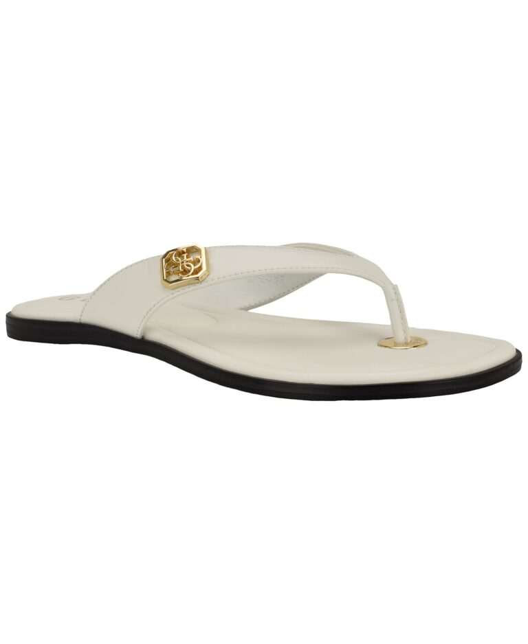 Women's Lexing Ornamented Thong Slip-On Sandals