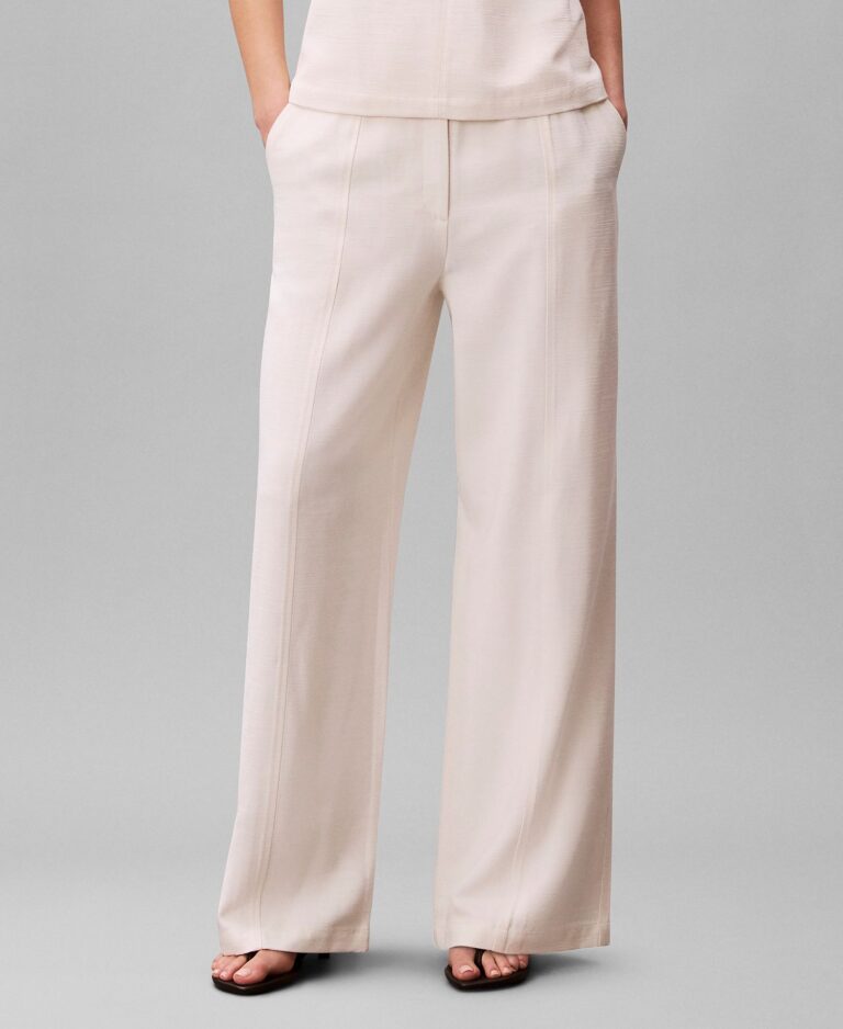 Women's Textured High-Rise Pants