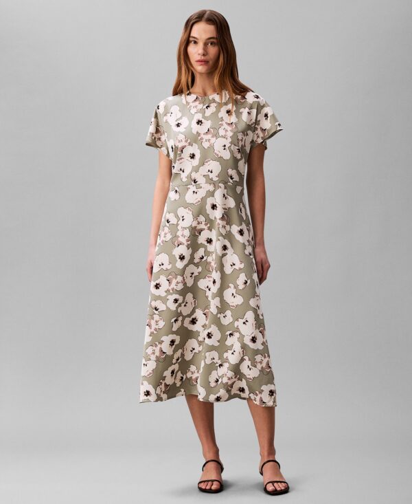 Women's Crewneck Midi Dress