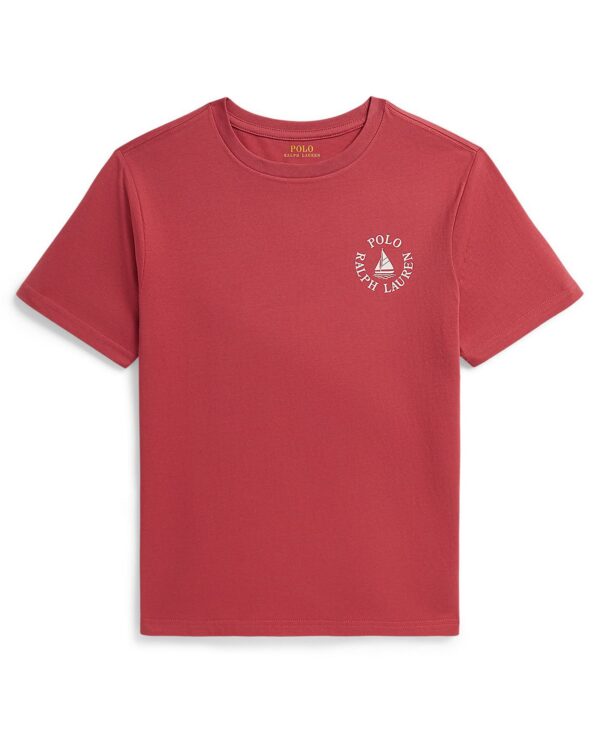 Boys' 8-20 Logo Cotton Jersey Tee