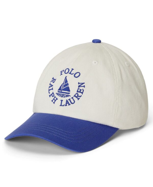 Boys' 8-20 Logo Cotton Chino Ball Cap