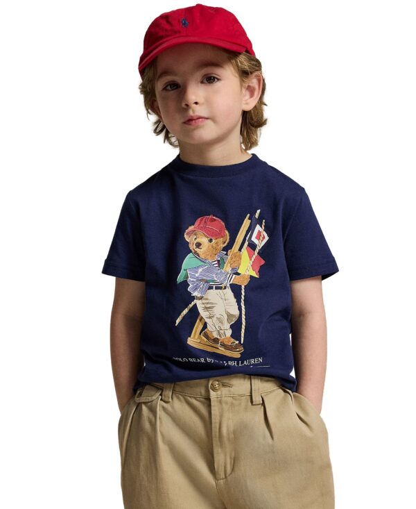 Boys' 2-7 Polo Bear Cotton Jersey Tee
