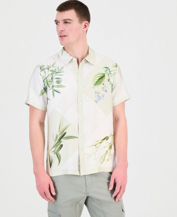 Men's Rayon Woven Bloom Shirt