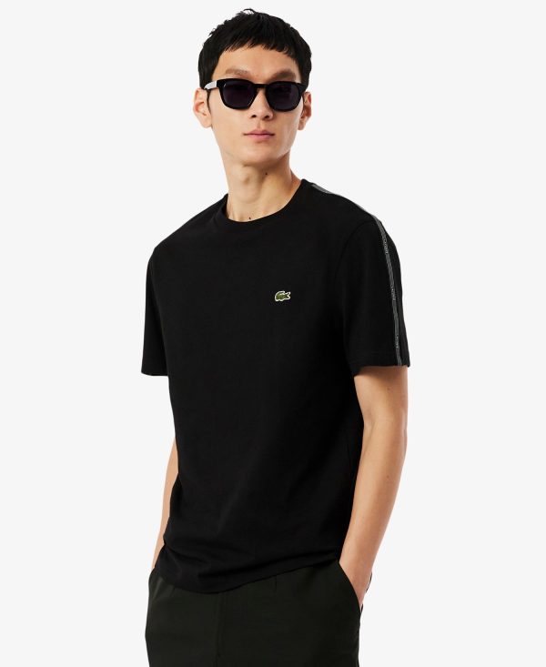 Men's Crewneck Branded Stripe Band T-Shirt