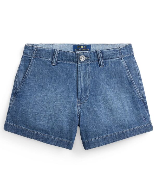 Girls' 7-16 Zip Fly Denim Shorts