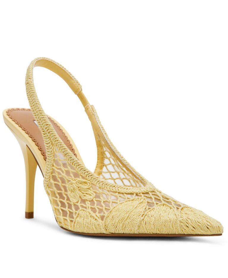 Women's Andromeda-C Crochet Pointed Toe Slingback Pumps