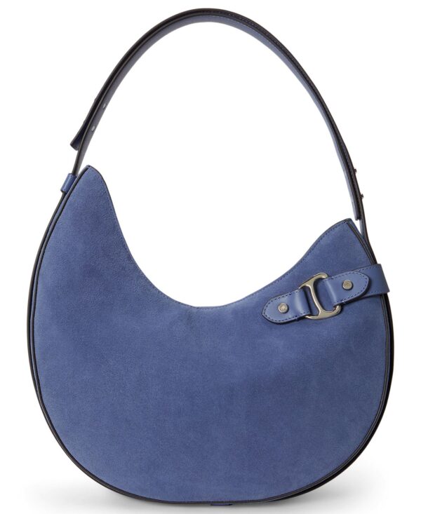 Tasha Large Suede Shoulder Bag