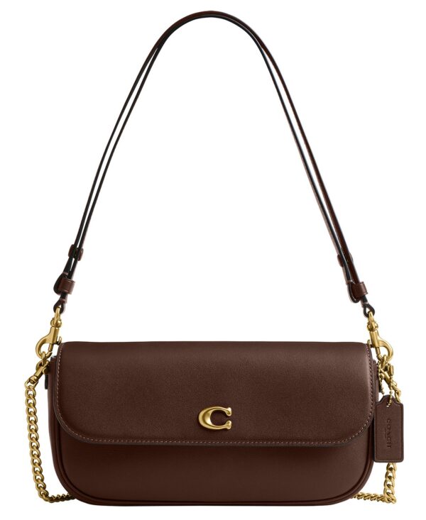 Brook Small Leather Flap Slim Shoulder Bag
