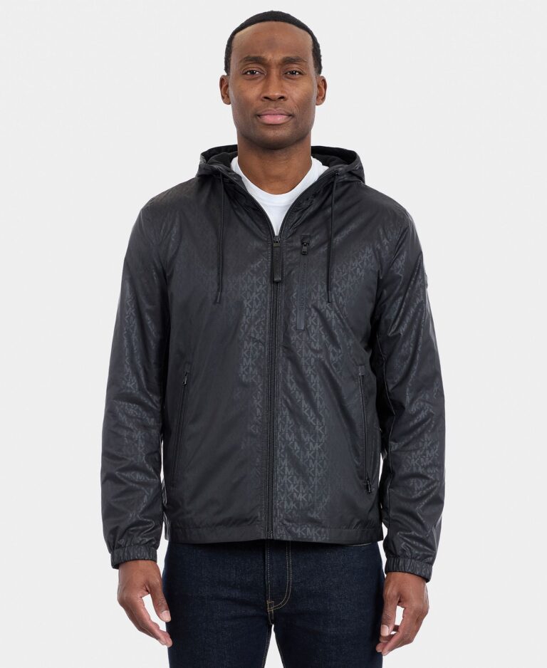 Men's Hooded Windbreaker Jacket
