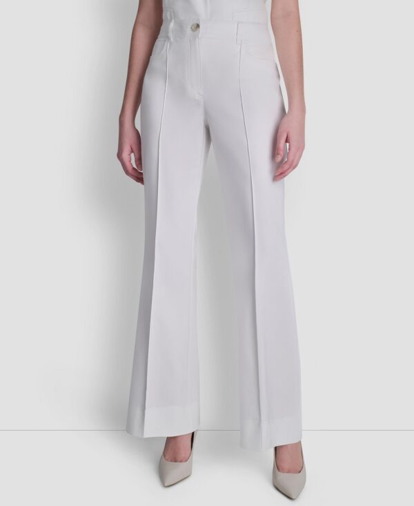 Women's Straight Leg Pintuck Pants