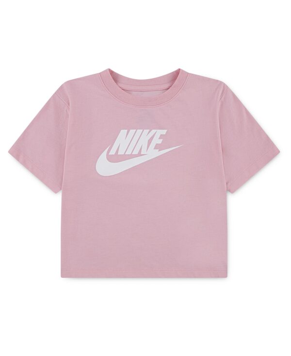 Girls' 4-6X Short-Sleeve Logo Boxy T-Shirt