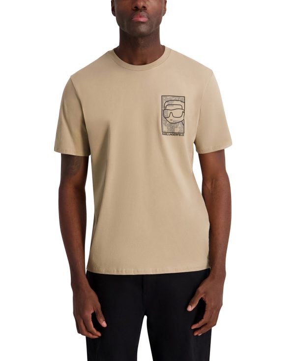 Men's Rubberized Textured Printed T-Shirt