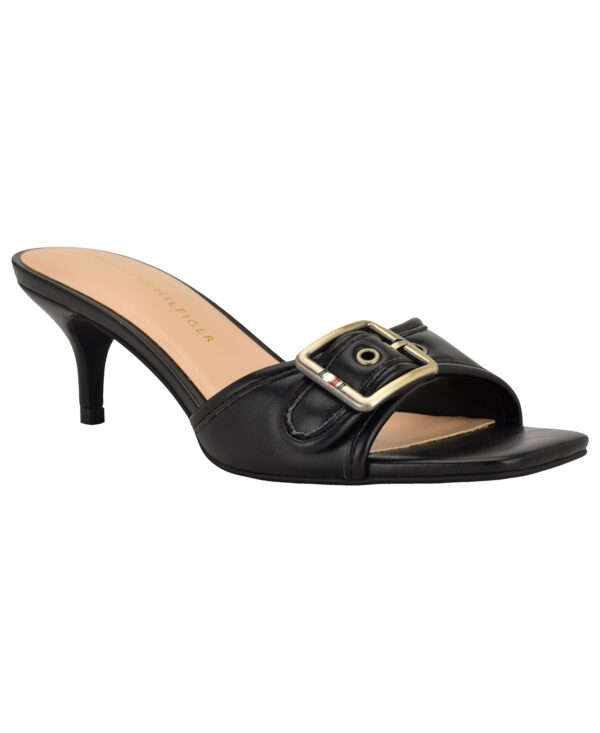 Women's Camhila Buckle Strap Kitten Heel Sandal