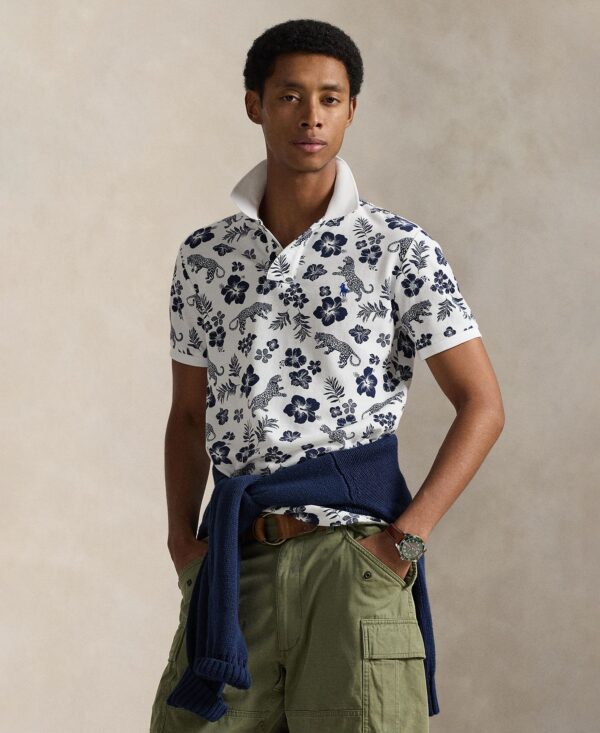 Men's Classic-Fit Tropical Floral Polo Shirt
