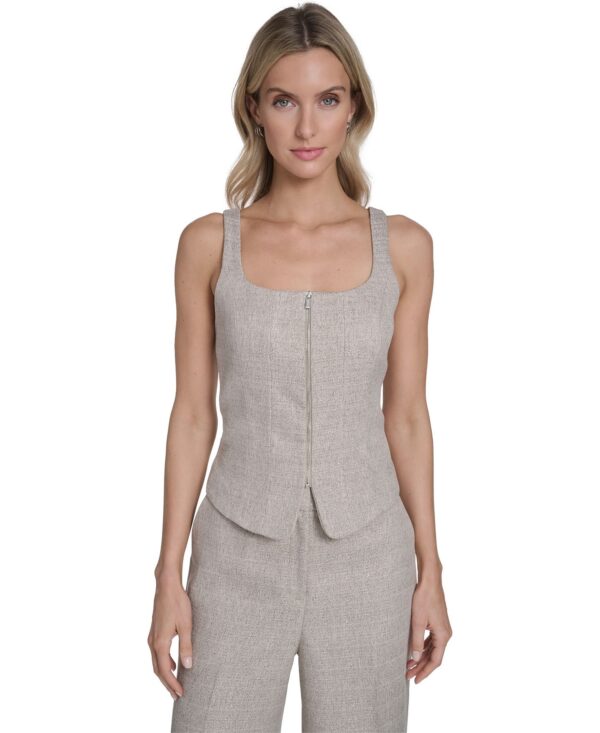 Women's Zip-Front Novelty Vest