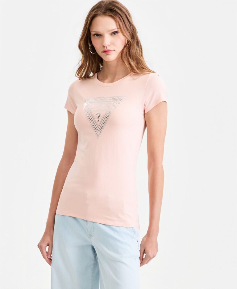 Women's Mixed Bling Logo T-Shirt