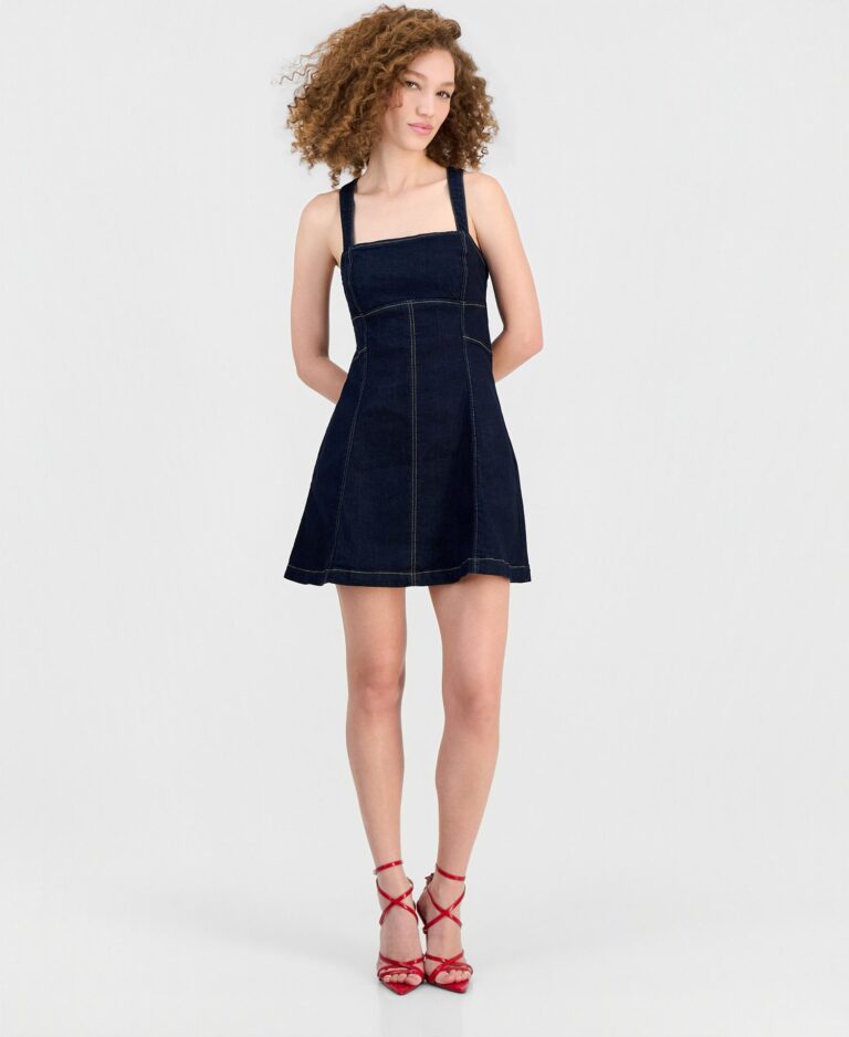 Women's Leah Denim Fit & Flare Dress