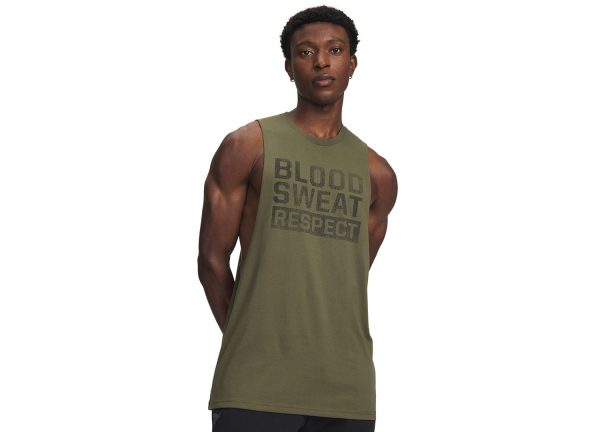 Men's Project Rock Blood Sweat Respect Sleeveless T-Shirt