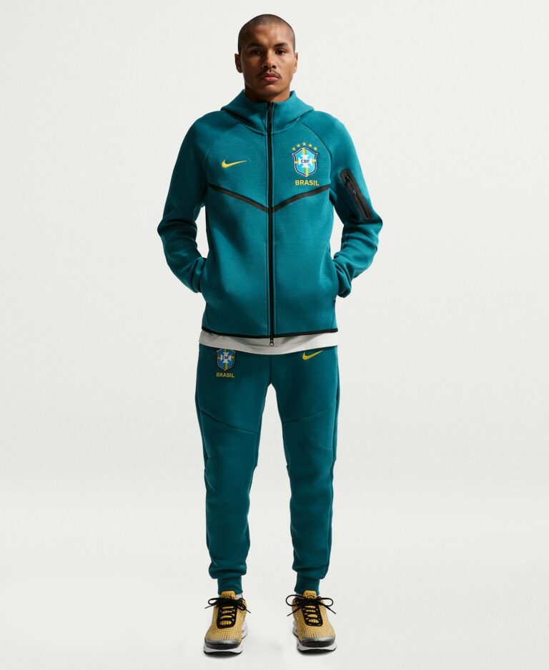 Brazil Soccer Tech Fleece Full-Zip Hoodie