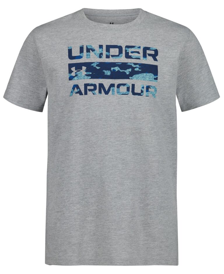 Boys' 8-20 Stacked Logo Short-Sleeve T-Shirt