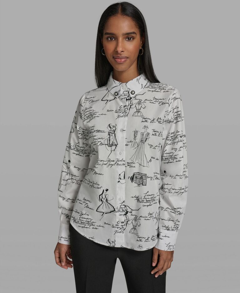 Women's Collared Woven Blouse