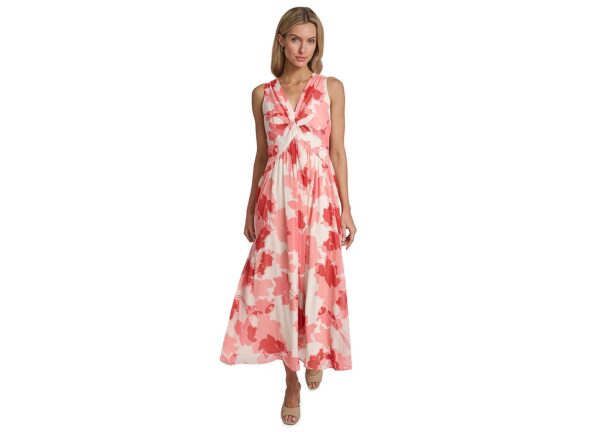 Women's Sleeveless Twist Front Dress