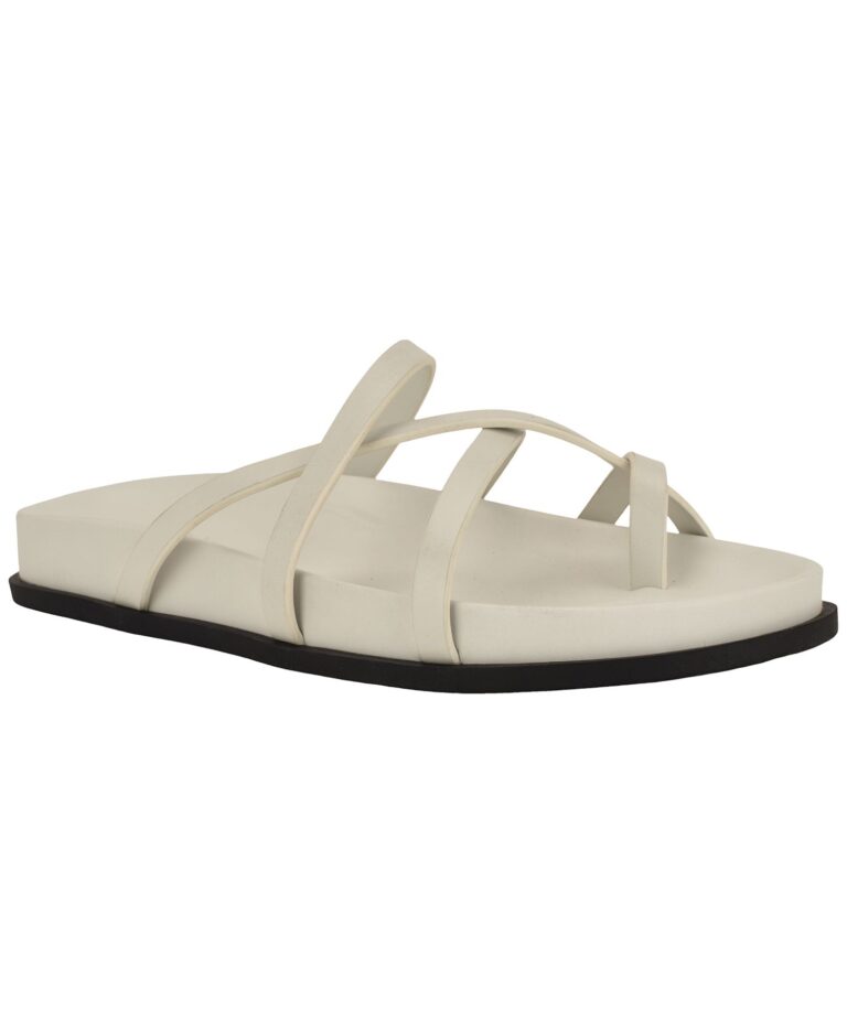 Women's Helden Leather Strappy Flat Footbed Sandals