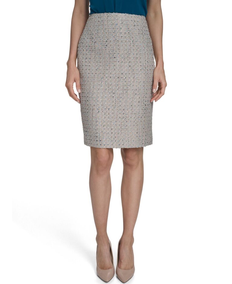Petite Knee Length Pencil Fashion Skirt