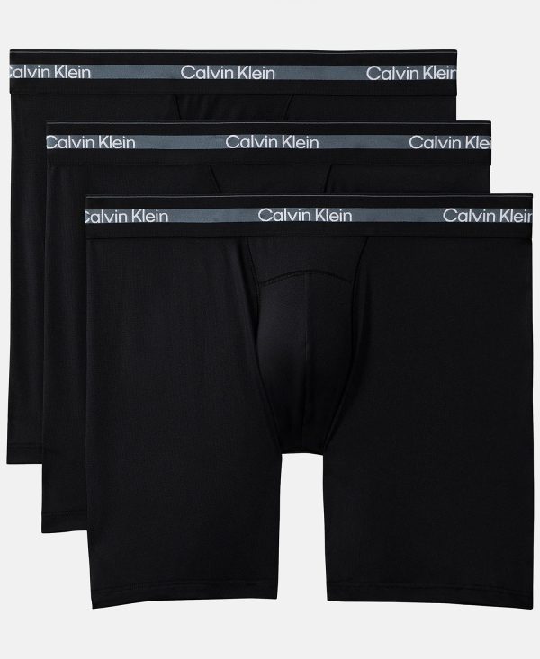 Men's Icon Active Mesh Long Leg Boxer Briefs, 3-Pack