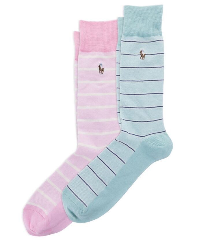 Men's Hyde Park Oxford Stripe Socks, 2-Pack