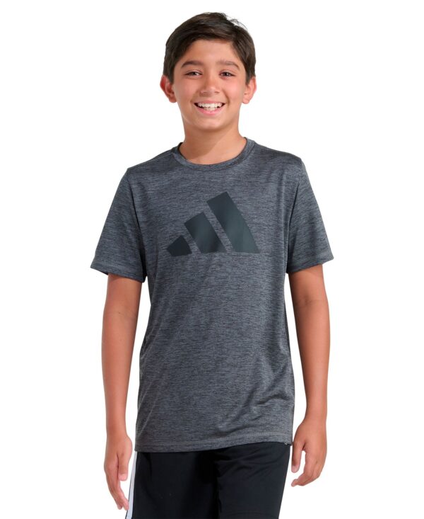 Boys' 8-20 Short-Sleeve Essential Poly Mélange T-Shirt