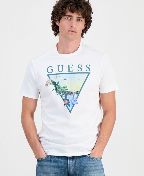 Men's Sunset Triangle Graphic T-Shirt