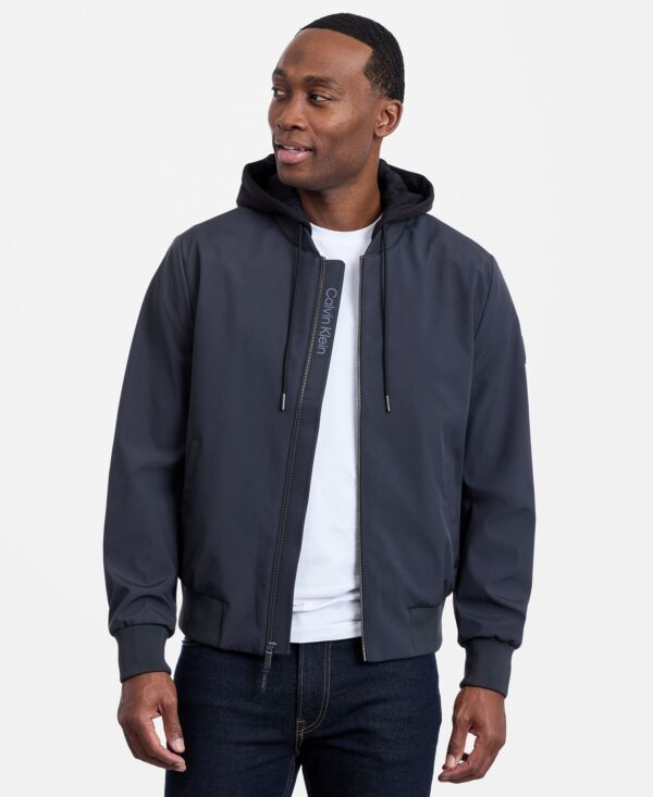 Men's Bomber Knit Hood Jacket