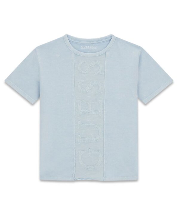 Boys' 7-18 Garment-Dyed Logo T-Shirt