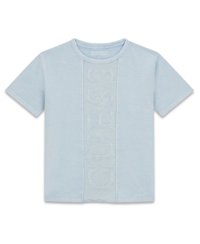 Boys' 7-18 Garment-Dyed Logo T-Shirt