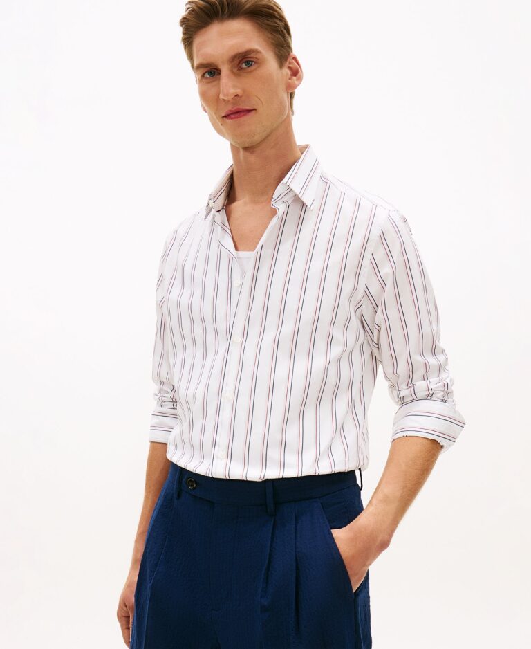 Men's Seasonal Stripe Regular-Fit Shirt