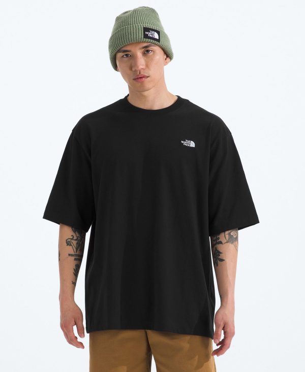 Men's Essential Simple Dome Oversized Short-Sleeve T-Shirt