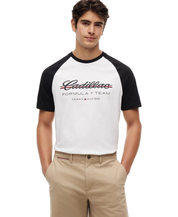 x Cadillac F1® Men's Script Raglan T-Shirt