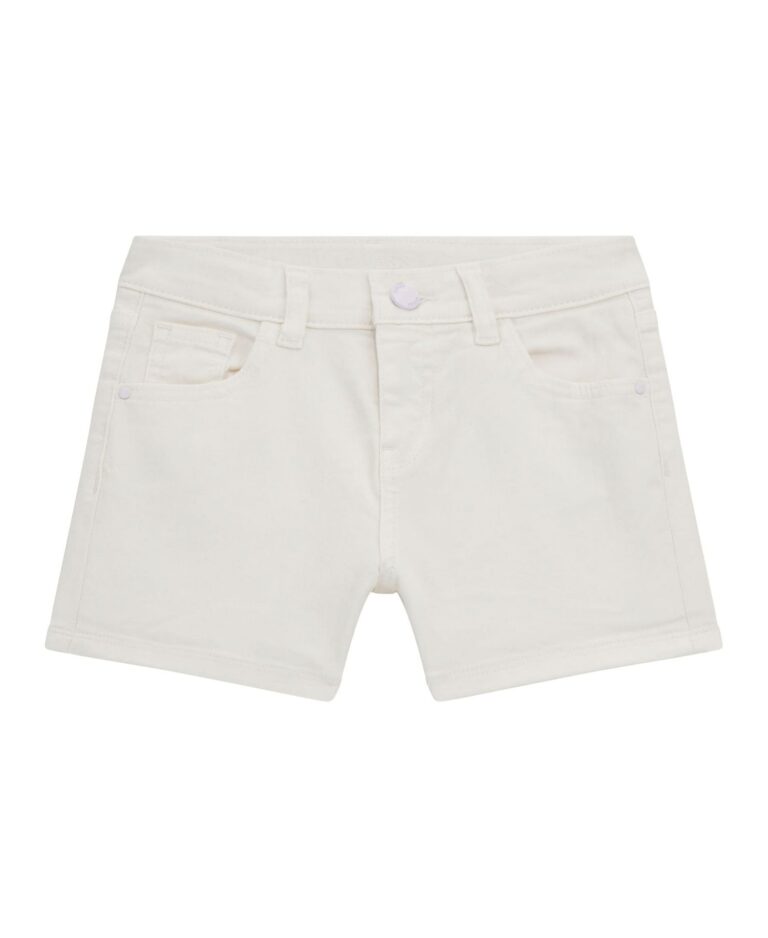 Girls' 7-16 Garment Dye Stretch Bull Denim Shorts