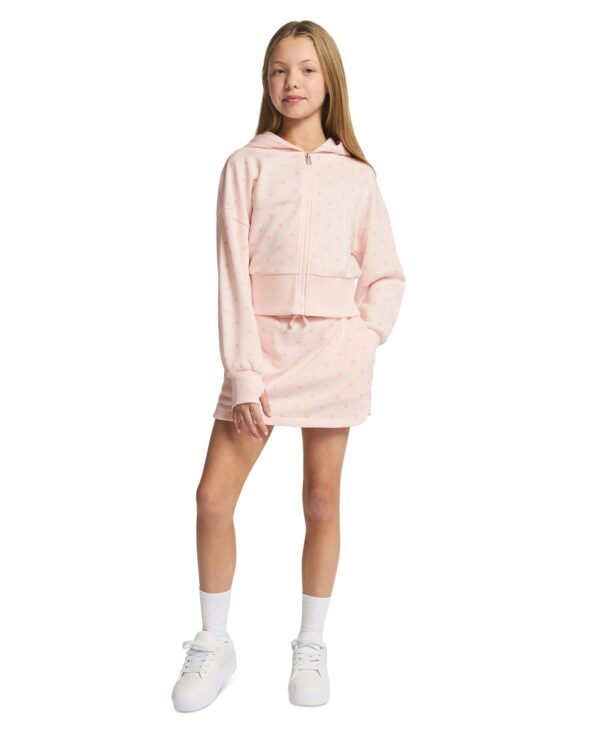 Girls' 7-16 Flocked Pull-On Skort