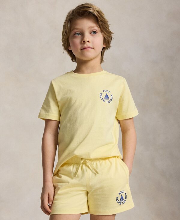 Boys' 2-7 Logo Cotton Jersey Tee