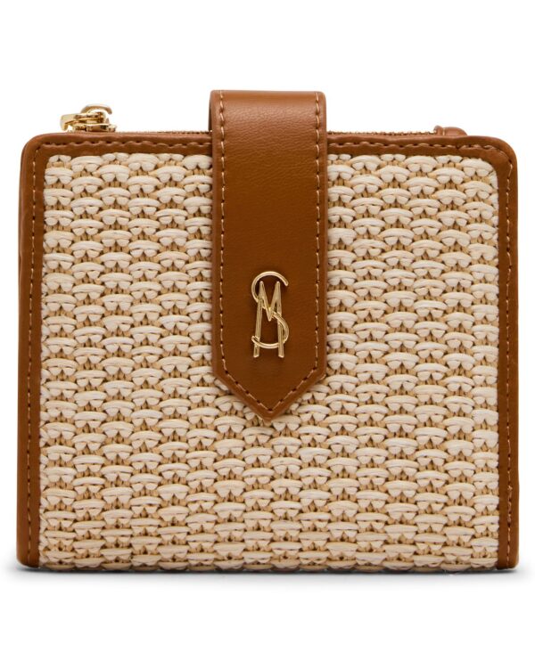 Jem Raffia Bifold Mini Card Case Wallet