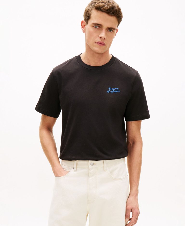 Men's Regular-Fit Palm Photo Print Back Graphic T-Shirt
