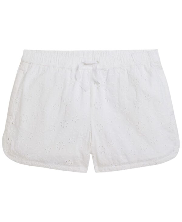 Girls' 7-16 Eyelet Cotton Short
