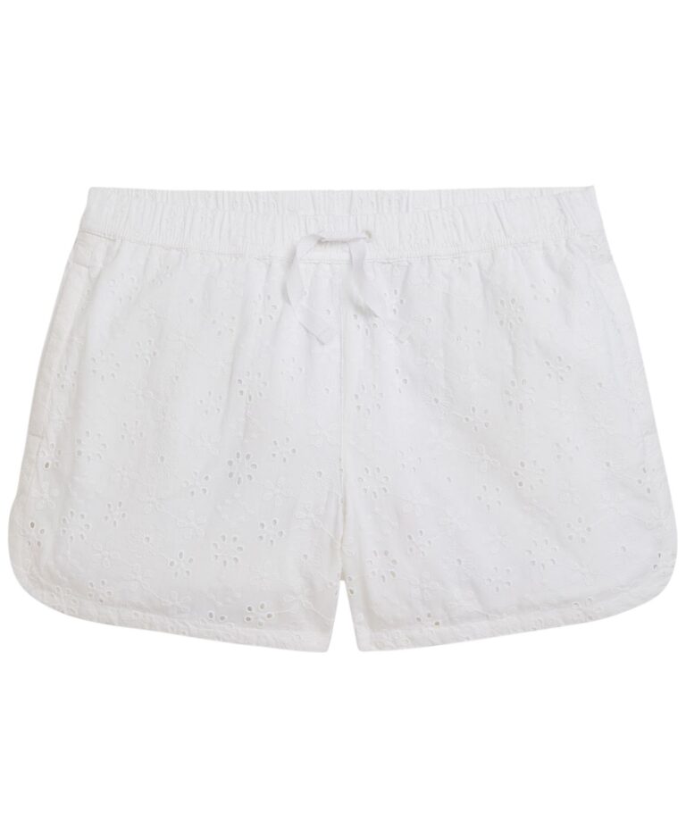 Girls' 7-16 Eyelet Cotton Short