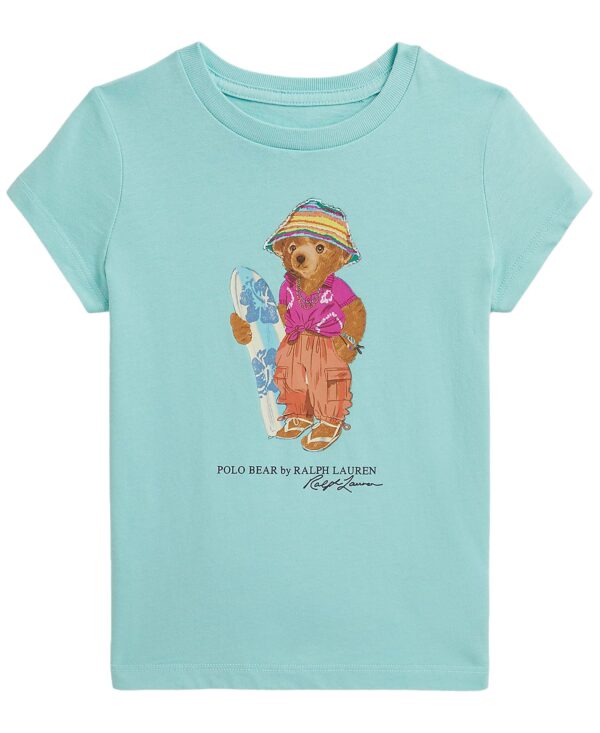 Girls' 2T-6X Polo Bear Cotton Jersey T-Shirt