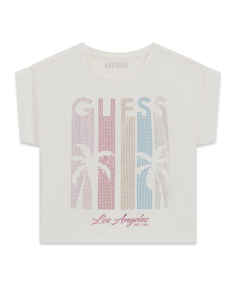 Girls' 7-16 Midi Length Boxy Short-Sleeve T-Shirt