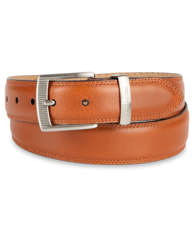Men's Harness Buckle Silver-Tone finish Belt
