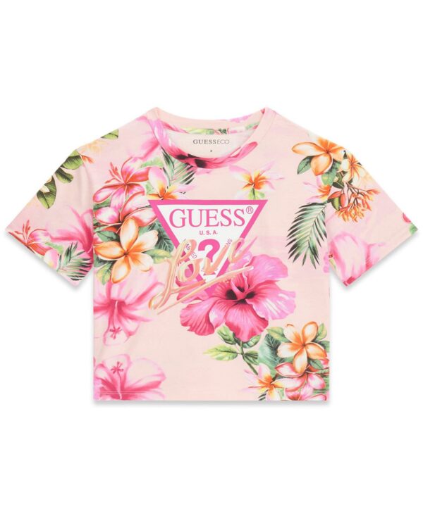 Girls' 7-16 Midi Length Short-Sleeve T-Shirt